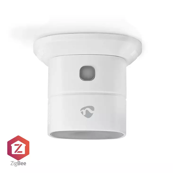 SmartLife CO Detector | Zigbee 3.0 | Batteridriven | Givarlivscykel: 10 år | EN 50291 | Android / IOS | Med testknapp | 85 dB | Vit - Larm och sensorer - 5412810401673 - 1