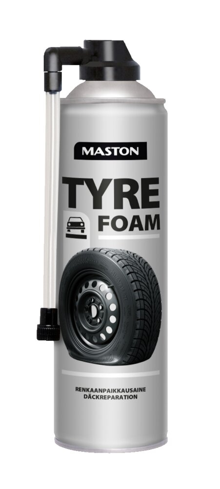 Spray Renkaanpaikkausaine Tyre Foam - Lappning och reparation - 6412490004453 - 1