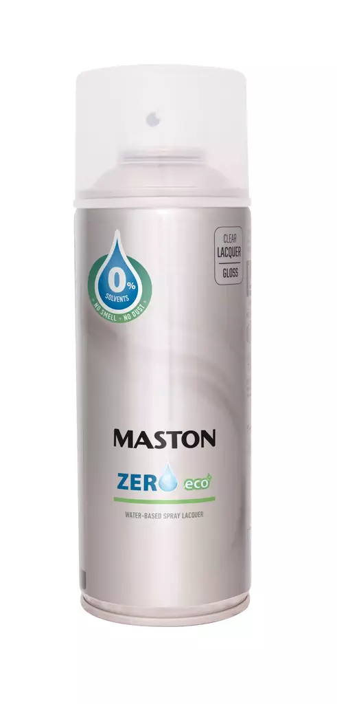 Spraymaali Zero Kiilt=C3=A4v=C3=A4 lakka 400ml - Sprayfärger - 6412490033033 - 1