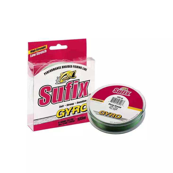 Sufix gyro braid 135m 0,17 mm/ 6,8 kg vi - Fiskelinor - 024777696143 - 1