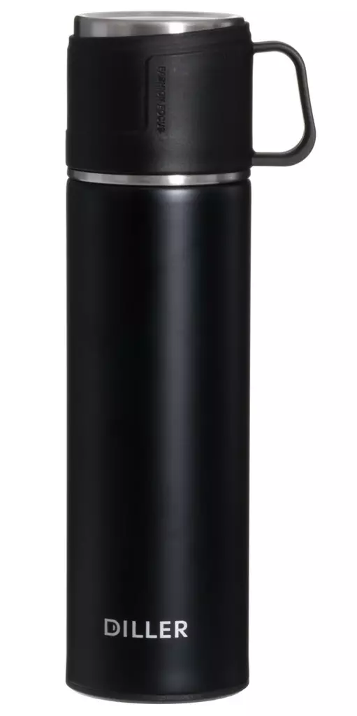 Termosmuki kahvalla 400 ml musta Atom - Vattenflaskor - 6410416013183 - 1