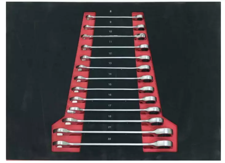 13-delar spärrnycklar Timco - Verktygsvagnar - 6438014320373 - 1