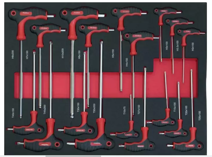 18-delar mejselset Timco - Verktygsvagnar - 6438014320403 - 1