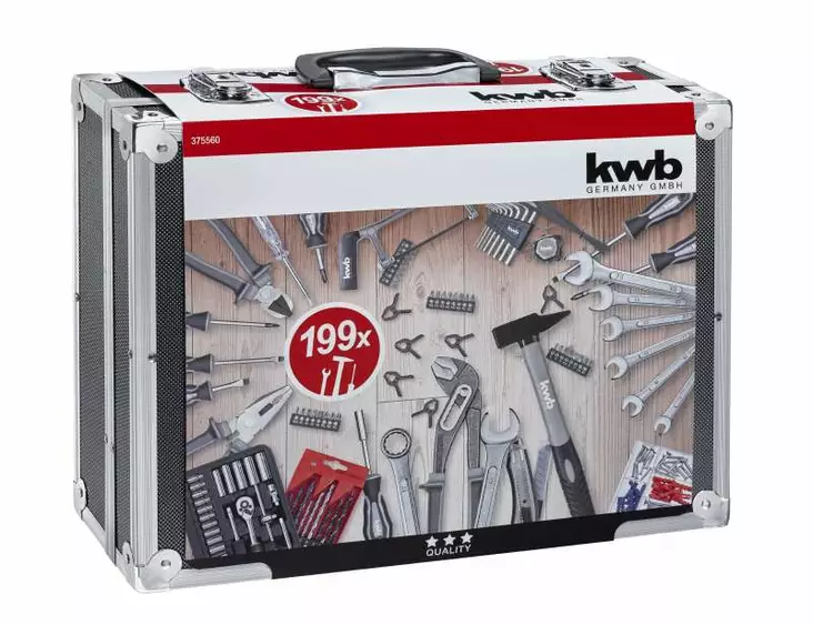 Verktygsväska 199-delar kwb - Verktygssatser - 4009313755603 - 1