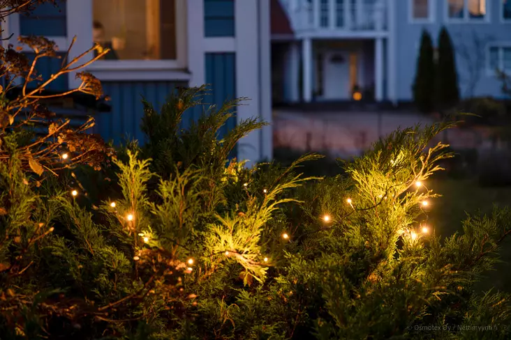 Ulkovalosarja LED Kartano vihre=C3=A4 johto - Ljusslingor - 0283080080463 - 2