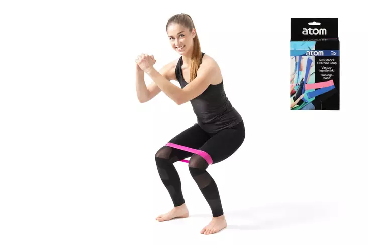 Vastuskumilenkki 3 kpl - Träningsutrustning och -redskap - 6410413215993 - 1