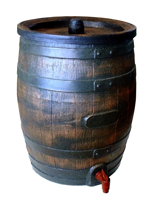 Vesitynnyri 50 L  tammij=C3=A4ljitelm=C3=A4 elintarvikemuovia - Hinkar och baljor - 3830010989333 - 1