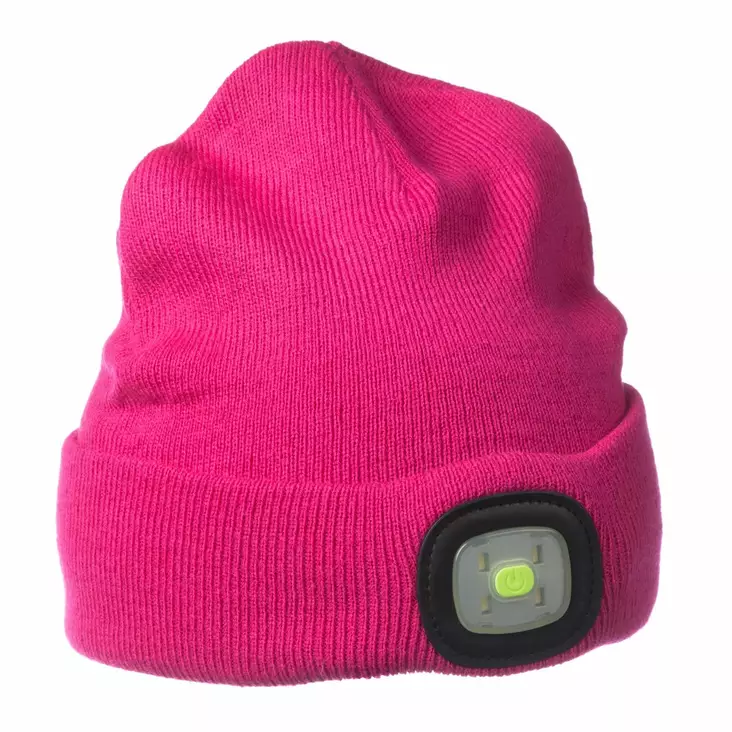 Mössa med led lampa Visiray Beanie rosa - Mössor, hattar och kepsar - 6438014353463 - 1