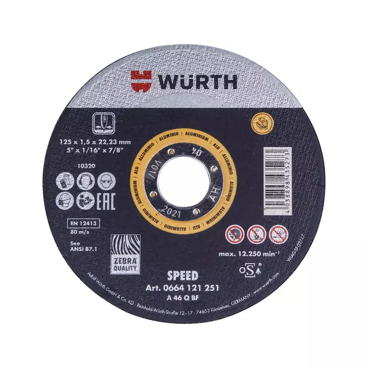 Katkaisulaikka rst 115x1,5 speed - Skivor för vinkelslipmaskin - 4038898432203 - 1