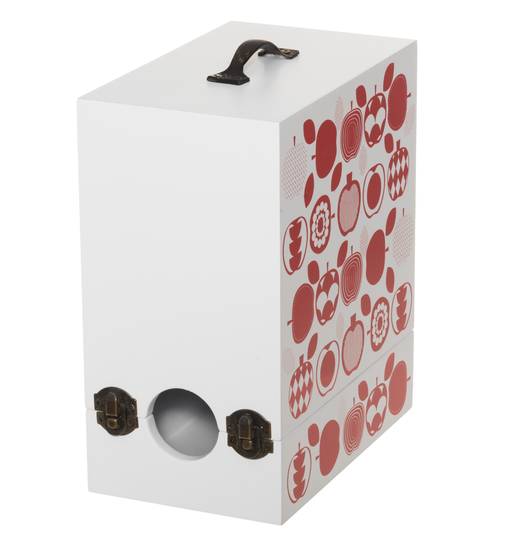 Puulaatikko mehupusseille Marjukka - Matfrysning och konservering - 6410416126593 - 1