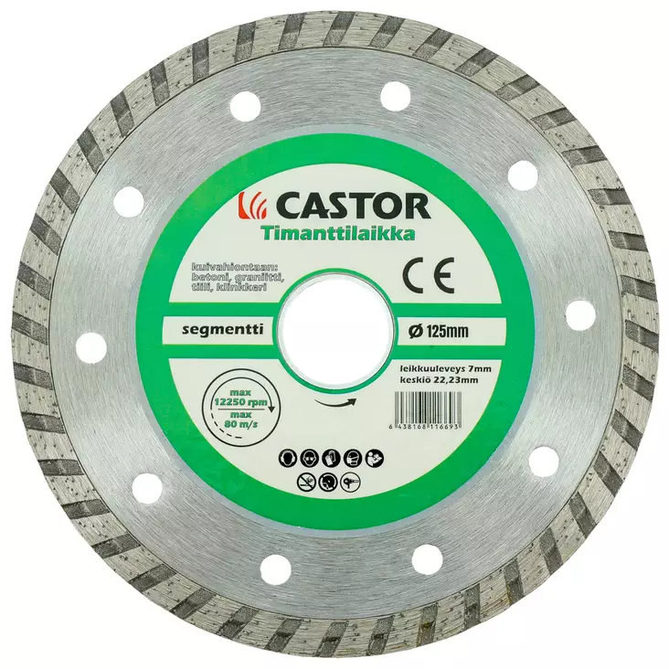 Timanttilaikka 125mm segmentti - Skivor för vinkelslipmaskin - 6438168116693 - 1