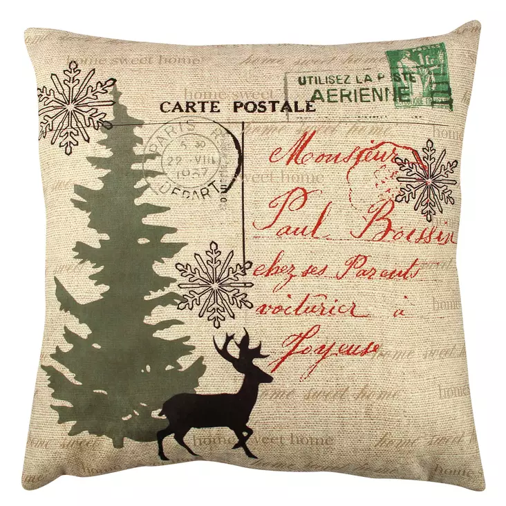 Prydnadskudde Aberto Design A11908 Flerfärgad Bomull Polyester 43x43 cm - Kuddar och täcken - 8681181123553 - 1