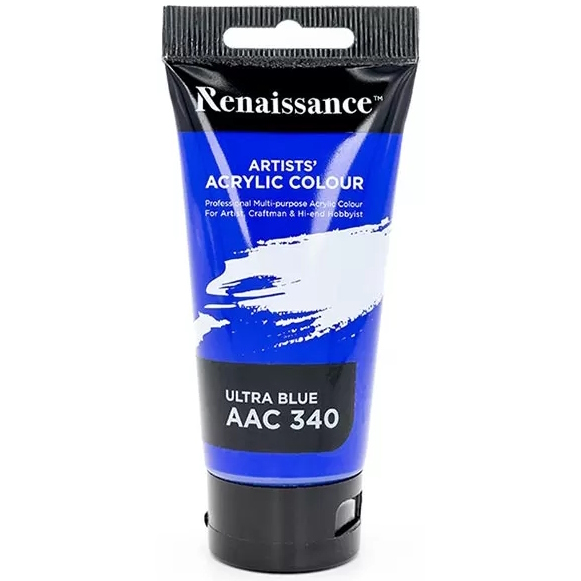 Akryylimaali 75 ml Ultra Blue - Akrylfärger och målarfärger - 8851907234393 - 1