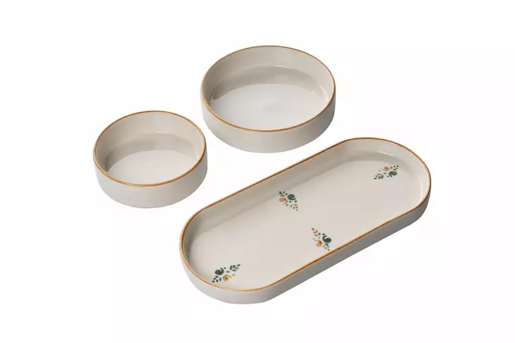 Frukostset (14 delar), flerfärgat, 19 cm, tåligt, tål diskmaskin - Tallrikar - 8684282833253 - 1