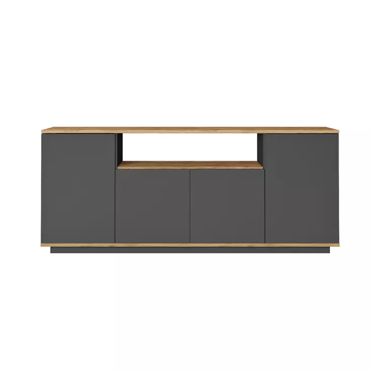 Konsolbord Hanah Home FR15AA Furu Antracit Spånskiva 180x75x44,5 cm - Byråer och skåp - 8684282994053 - 1
