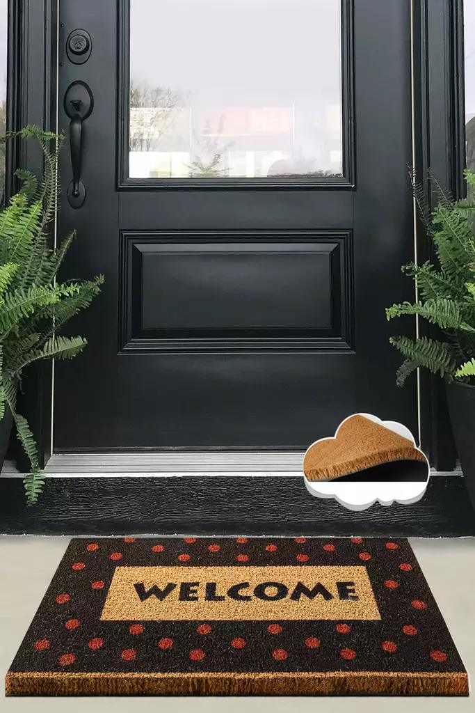 Dörrmatta Conceptum Coco Flerfärgad Kokos 40x60 cm - Dörrmattor och skrapmattor - 8682870344723 - 1