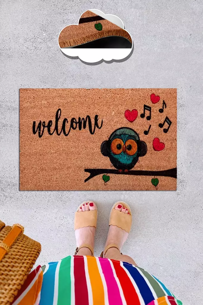 Dörrmatta Conceptum Coco Ramo Flerfärgad Coco 40x60 cm - Dörrmattor och skrapmattor - 8682870508743 - 1