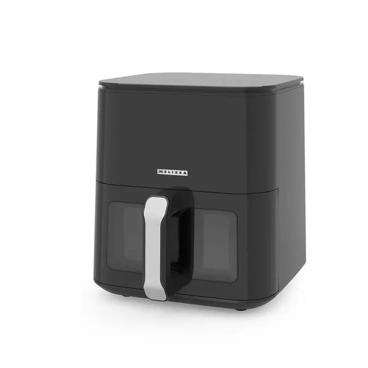 Digital varmluftsfritös XL | 5 l | 60-min Timer | 8 förinställningar | Visningsfönster | Svart - Luftfritöser - 8711902093343 - 1