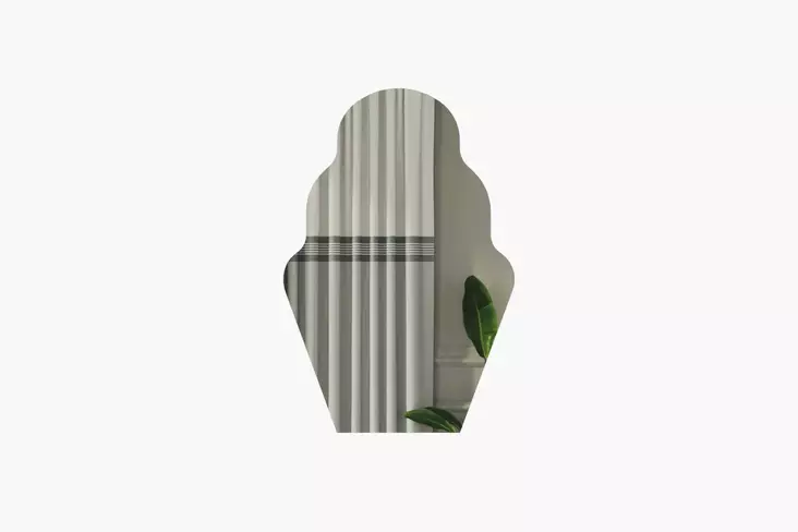 Spegel Hanah Home Perilla Svart MDF 50x70x2,2 cm - Speglar - 8684283349203 - 1