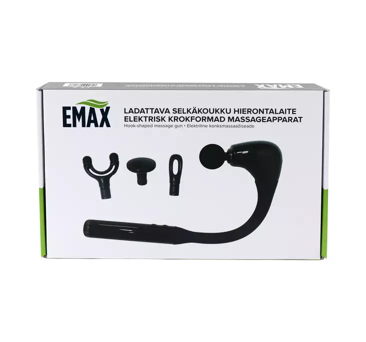 Emax selkäkoukku hierontalaite - Muskelavslappnare och massage - 6418536037133 - 1