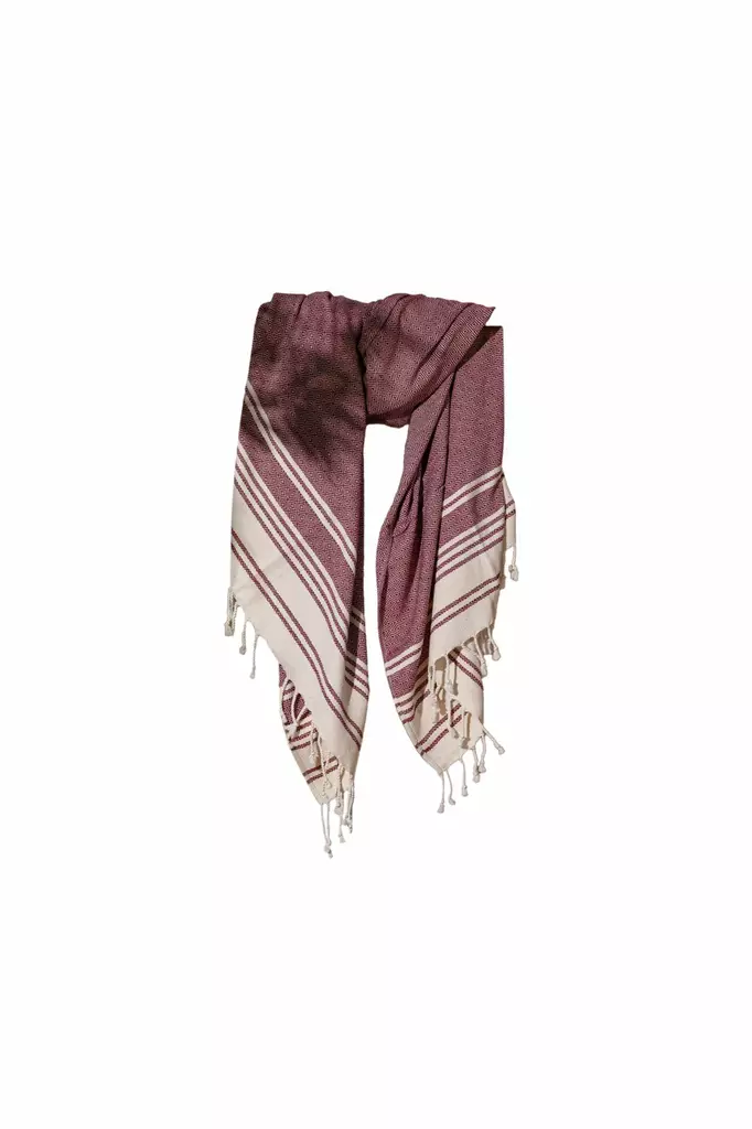 Fouta Mijölnir Claret Röd 60% Bomull 40% Polyester 90x170 cm - Handdukar - 8684283208043 - 1