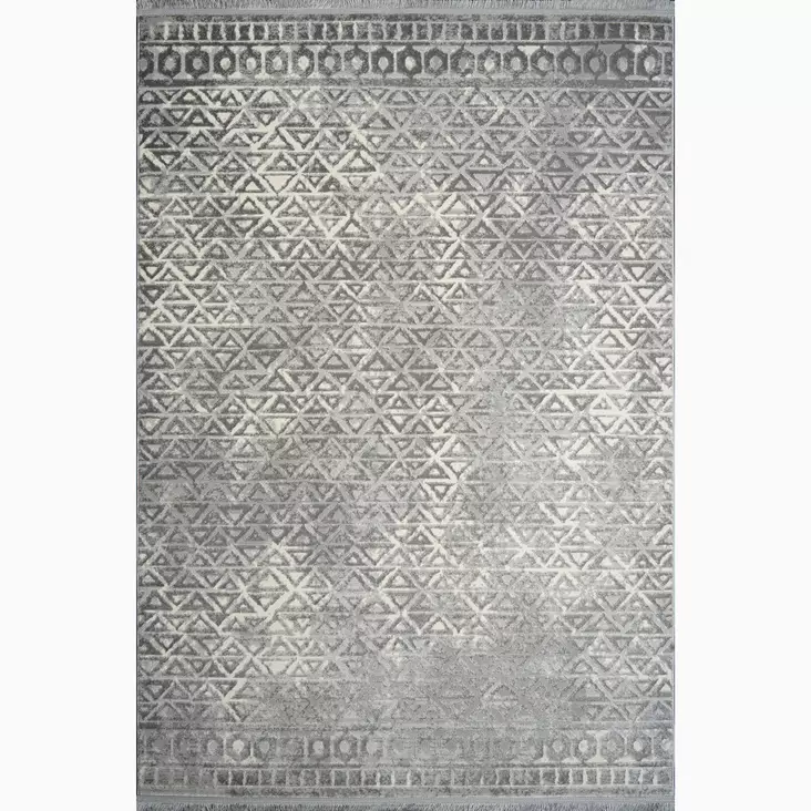 Matta Conceptum Notta 1108 Grå Krämvit Polypropen Polyester 140x200 cm - Stora och medelstora mattor - 8683342376983 - 1