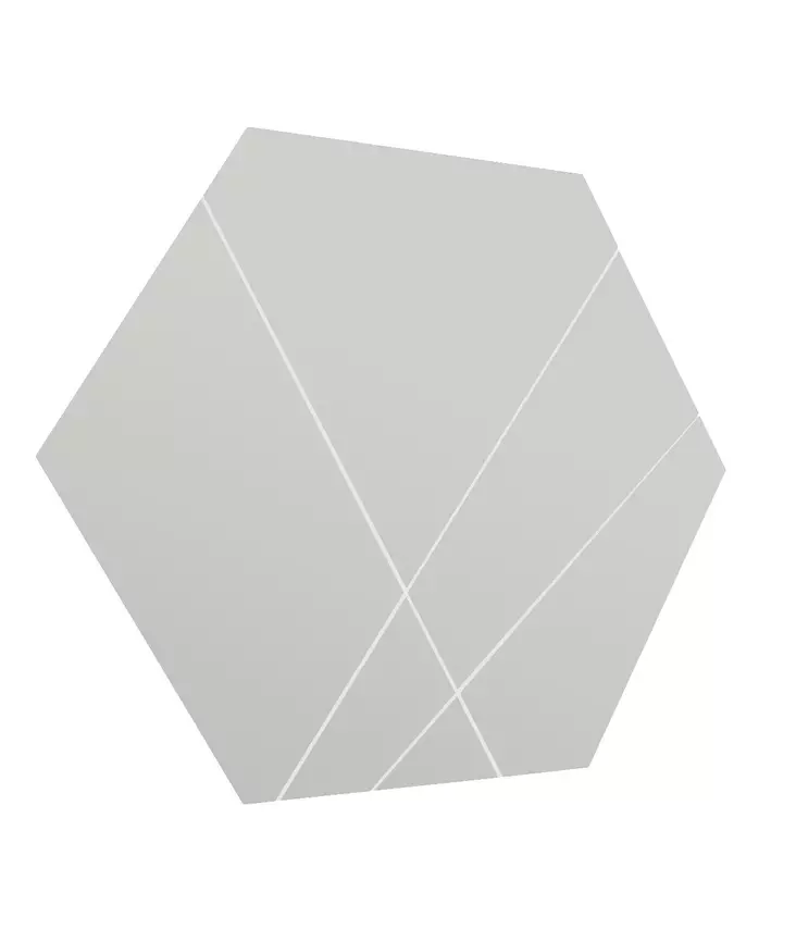 Spegel Hanah Home Saga Vit MDF 70x60x2,2 cm - Speglar - 8683743822843 - 1