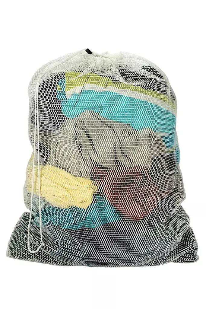 Tvättkorg i filt, vit, 40 cm x 60 cm, rymlig, stilren, hållbar - Torkställningar och tvättkorgar - 8683743430253 - 1