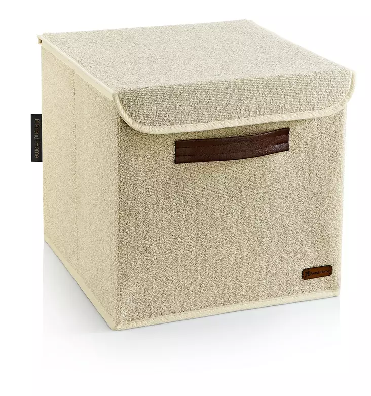 Förvaringsbox Aberto Design YLC447 Cream Frotté 30x30x30 cm - Plastlådor och förvaringslådor - 8684282555193 - 1