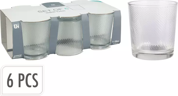 Dricksglas 280 ml 6-pack - Dricksglas - 8721037048293 - 1