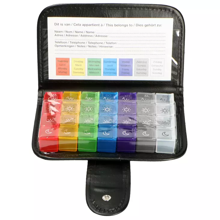 Portabel pillerhållare - Vardagsverktyg - 8712412582853 - 1