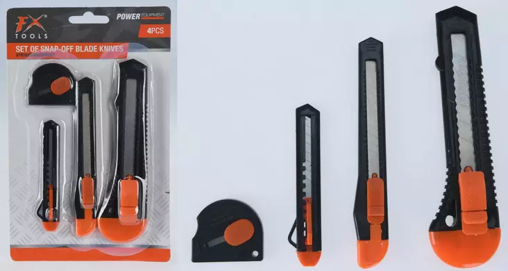 Katkoveitsisarja 4 kpl - Knivar och skärverktyg - 8720573208383 - 1