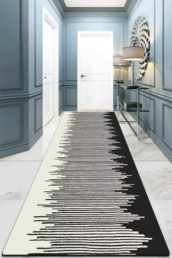 Gångmatta (100 x 300), flerfärgad, 100 x 300 cm, slitstark, antibakteriell - Små mattor och gångmattor - 8683342040723 - 1