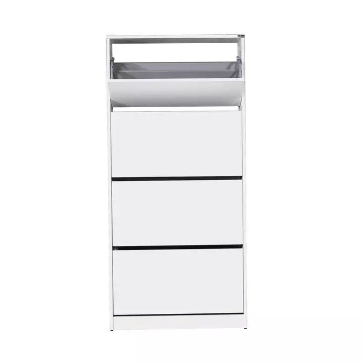 Skoskåp Hanah Home Shc540Bb Vit Spånskiva 73x157x26 cm - Skoskåp - 8682870658233 - 1