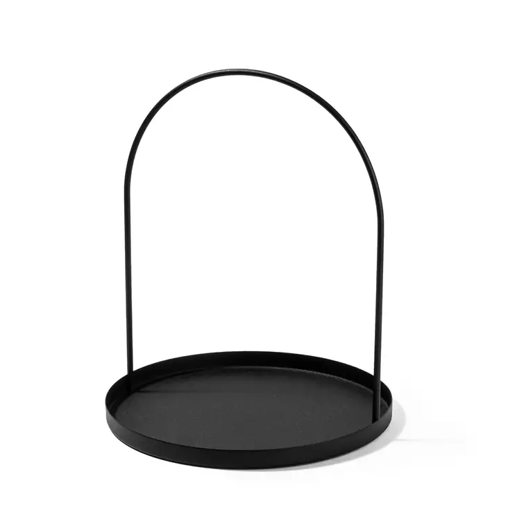 Metalldekoration Aberto Design Kos Svart Metall 22,5x28 cm - Dekorationer, prydnadsföremål - 8684282243403 - 1