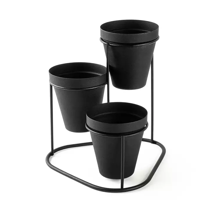 Metalldekoration Aberto Design GED014 Svart Metall 19x20x19 cm - Dekorationer, prydnadsföremål - 8684282360773 - 1