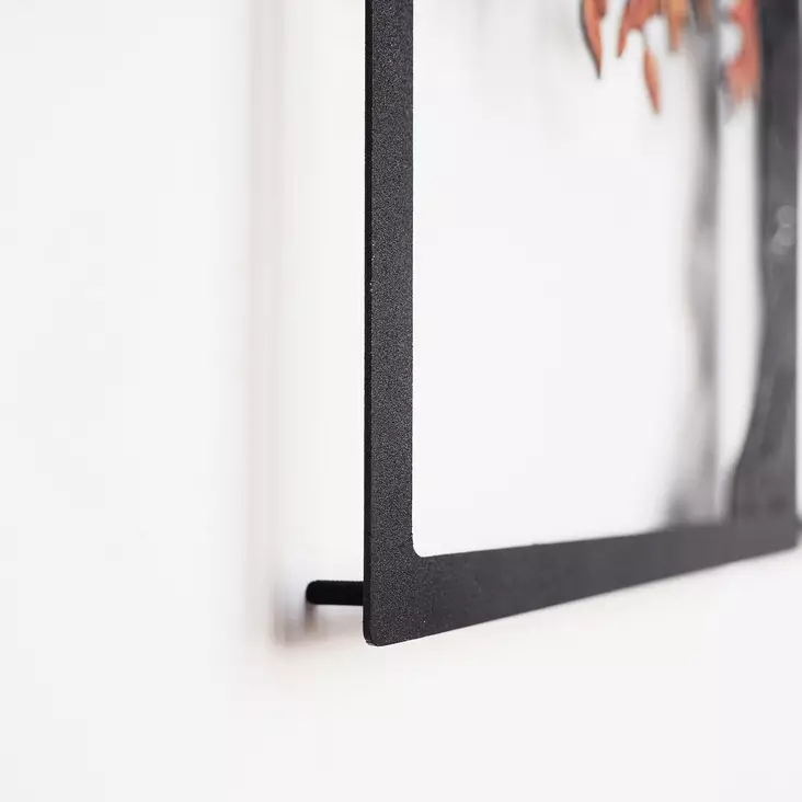 Väggdekor Metall Wallity Svart Metall 48x98 cm 4 Delar - Dekorationer, prydnadsföremål - 8683742466833 - 1