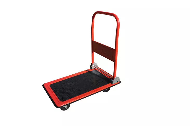 Transportvagn, stål, lastkapacitet 150 kg, 4" däck - Säckkärror och pumpkärror - 6438168117843 - 1