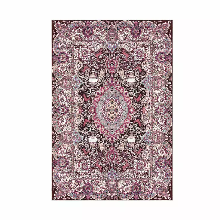 Badrumsmatta Set Mijölnir Flerfärgad 100% Polyester Halkfri Antibakteriell 50x60 cm & 60x100 cm - Badrumsmattor och våtrumsmattor - 8683342420303 - 1
