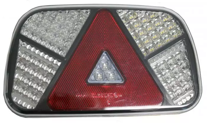 Led-bakljus 12-24V 235*133*35 mm Vänster - Släpvagnsljus och elartiklar - 6430074696283 - 1