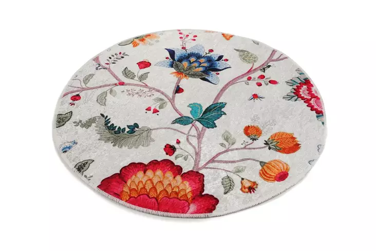 Matta (100 cm), flerfärgad, 100 cm, mjuk, antibakteriell, halkfri - Stora och medelstora mattor - 8681875589573 - 1