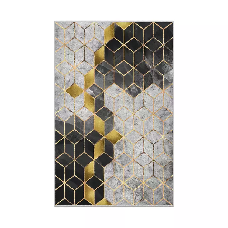 Matta Conceptum Hypnose Hmnt772 Flerfärgad Polyester 50x80 cm - Små mattor och gångmattor - 8682870592193 - 1