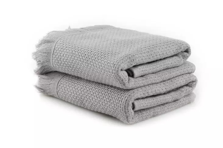 Tvätthandduk Set Mijölnir Ljusgrå 100% Mikrobomull 40x60 cm & 40x60 cm - Handdukar - 8684282254263 - 1