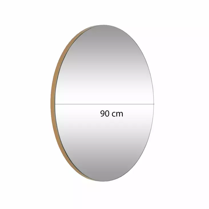 Spegel Hanah Home Gold Guld Spånskiva 90 cm - Speglar - 8683743270293 - 1