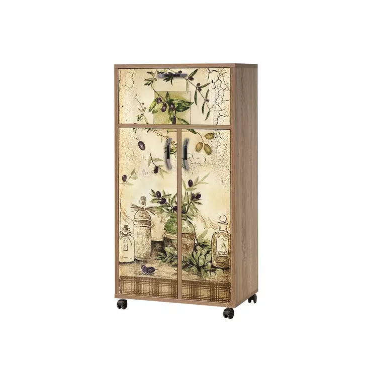 Förvaringsskåp Hanah Home Kiler Sonoma Ek Spånskiva 60x116x36 cm - Skåp och byråer - 8681875742053 - 1