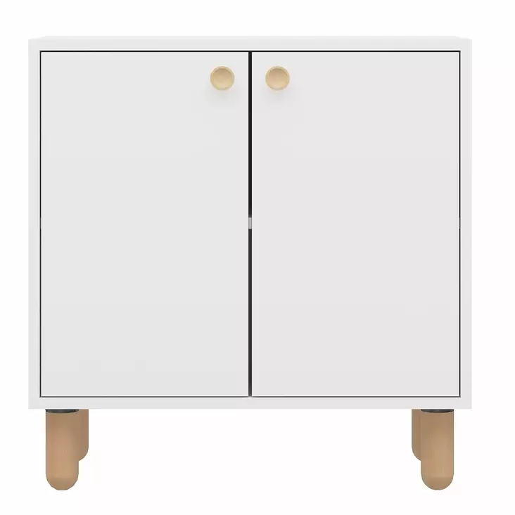 Förvaringsskåp Hanah Home Lina Vit Spånskiva 72x73x36 cm - Skåp och byråer - 8684283800773 - 1