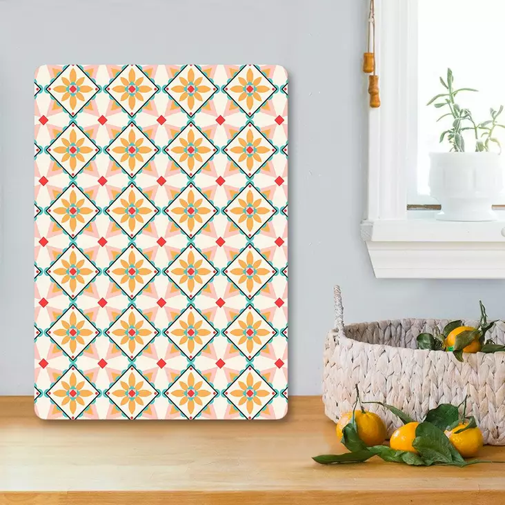 Skärbräda Hermia Flerfärgad Glas 20x30 cm - Köksredskap - 8684283725113 - 1