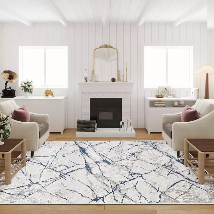 Matta Conceptum W1063 Flerfärgad Polyester 140x220 cm - Stora och medelstora mattor - 8683342894463 - 1