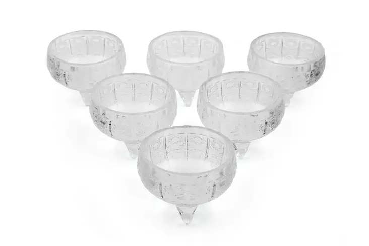 Skål Set Hermia Flerfärgad Glas 6 Delar - Serveringsfat - 8683342785983 - 1