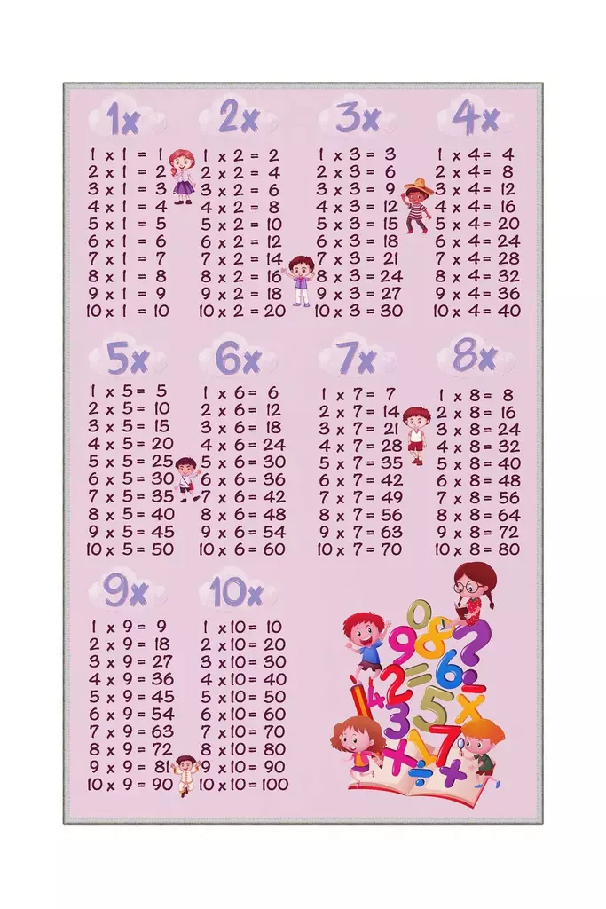 Matta Conceptum HMNT466 Flerfärgad Polyester 80x50 cm - Små mattor och gångmattor - 8682870638273 - 1